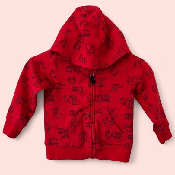 9 Month Carter’s Infant Baby Boy Zip Up Hoodie - Picture 1 of 8